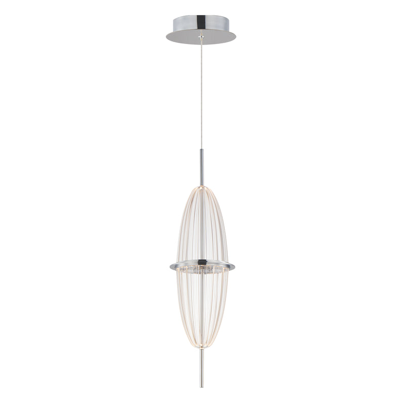 ET2 E24891-133PC Quasar LED Mini Pendant | Polished Chrome