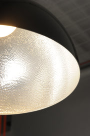 ET2 E24906-GBAL Hemisphere 1 Light 31" LED Pendant | Gloss Black / Aluminum
