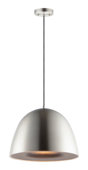 ET2 E24914-SNBK Fungo 16" LED Pendant | Satin Nickel / Black