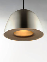 ET2 E24914-SNBK Fungo 16" LED Pendant | Satin Nickel / Black