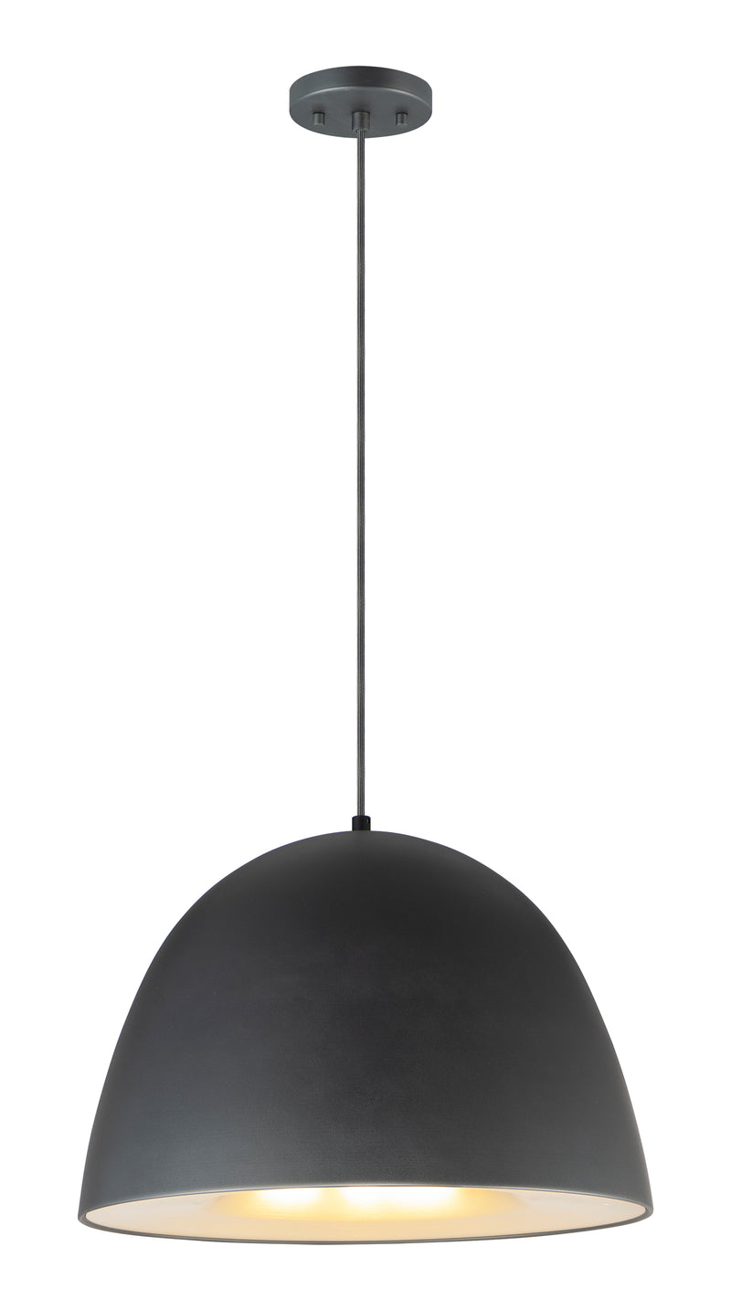 ET2 E24916-BKSBR Fungo 24" LED Pendant | Black / Satin Brass