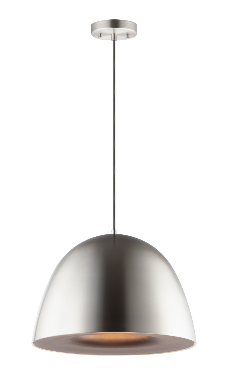 ET2 E24916-SNBK Fungo 24" LED Pendant | Satin Nickel / Black