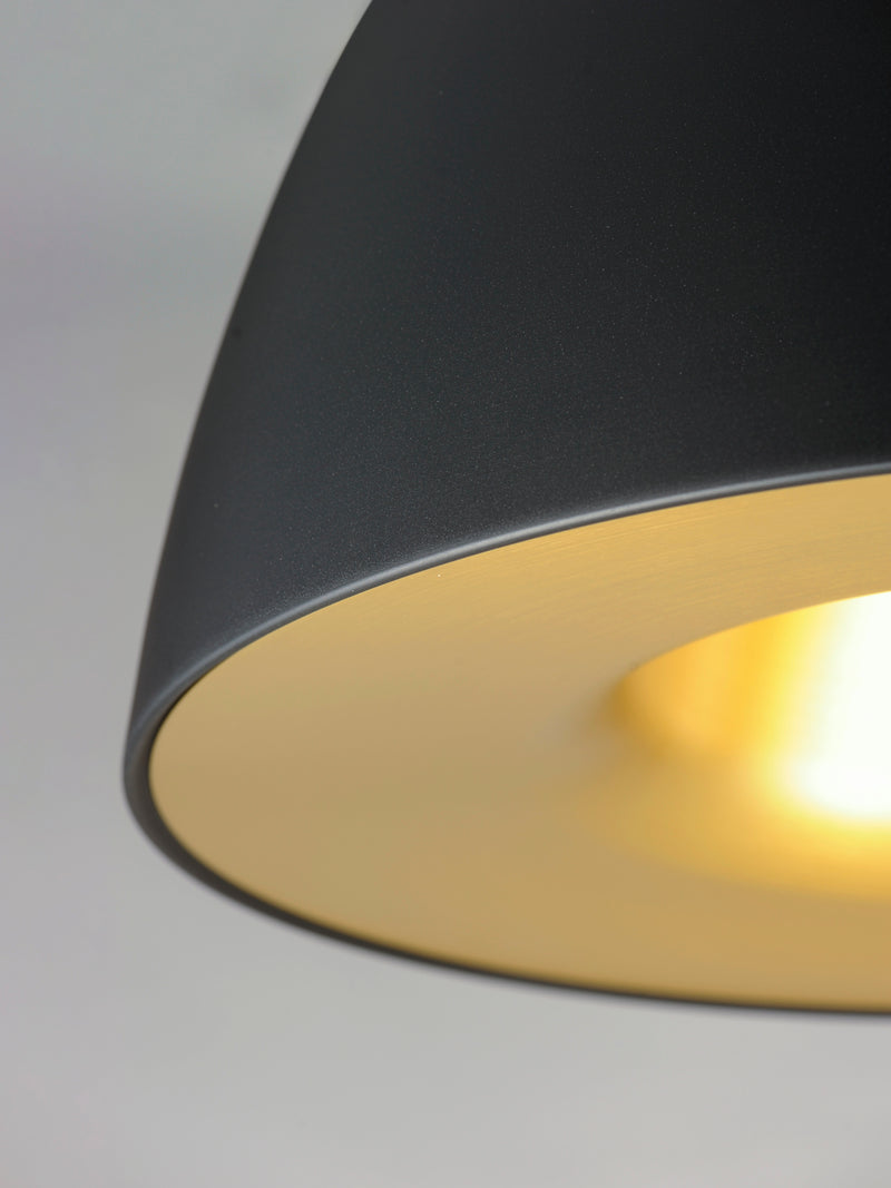 ET2 E24916-BKSBR Fungo 24" LED Pendant | Black / Satin Brass