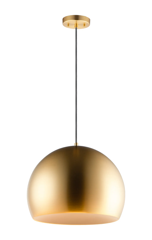 ET2 E24926-SBRCOF Palla 20" LED Pendant | Satin Brass / Coffee