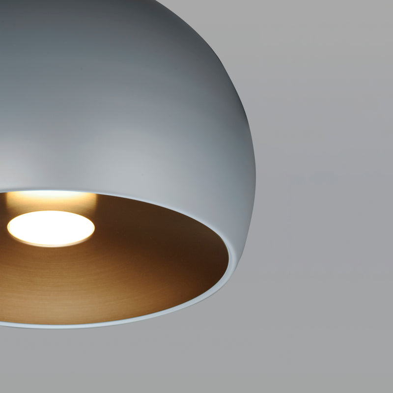 ET2 E24926-DGCOF Palla 20" LED Pendant | Dark Gray / Coffee