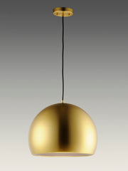 ET2 E24926-SBRCOF Palla 20" LED Pendant | Satin Brass / Coffee