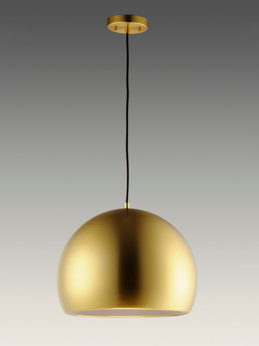 ET2 E24926-SBRCOF Palla 20" LED Pendant | Satin Brass / Coffee