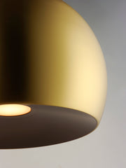ET2 E24926-SBRCOF Palla 20" LED Pendant | Satin Brass / Coffee
