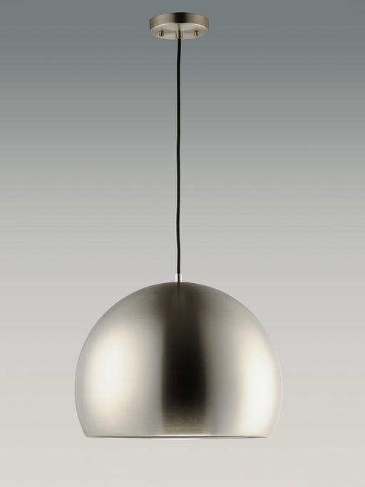 ET2 E24926-SNBK Palla 20" LED Pendant | Satin Nickel / Black