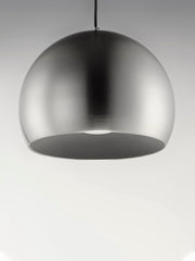ET2 E24926-SNBK Palla 20" LED Pendant | Satin Nickel / Black