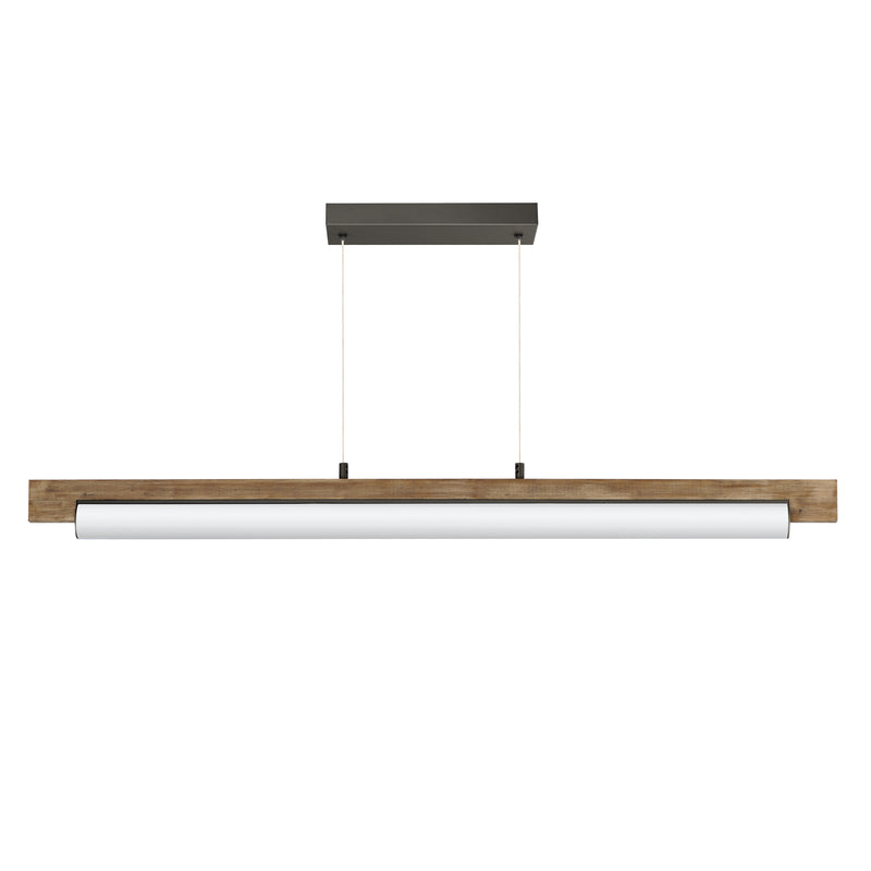 ET2 E24932-DWCHL Joist 45" LED Horizontal Pendant | Driftwood / Charcoal