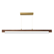ET2 E24932-WNAB Joist 45" LED Horizontal Pendant | Whit Alabaster / Natural Aged Brass