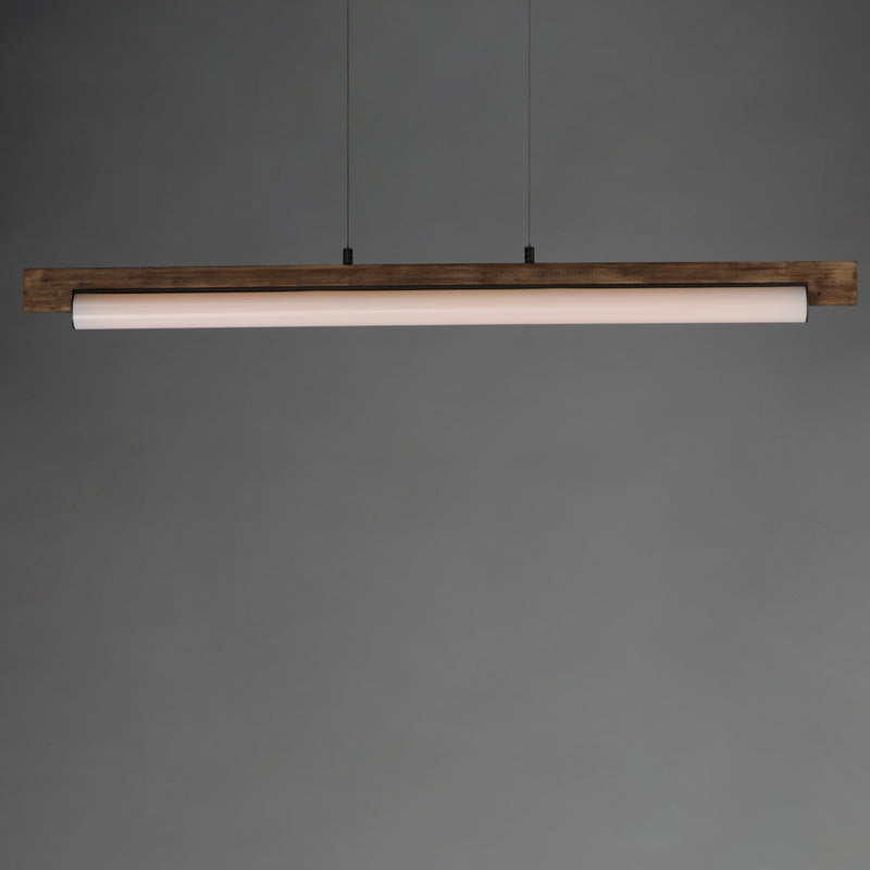 ET2 E24932-DWCHL Joist 45" LED Horizontal Pendant | Driftwood / Charcoal