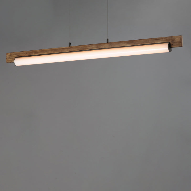 ET2 E24932-DWCHL Joist 45" LED Horizontal Pendant | Driftwood / Charcoal