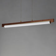 ET2 E24932-WNAB Joist 45" LED Horizontal Pendant | Whit Alabaster / Natural Aged Brass