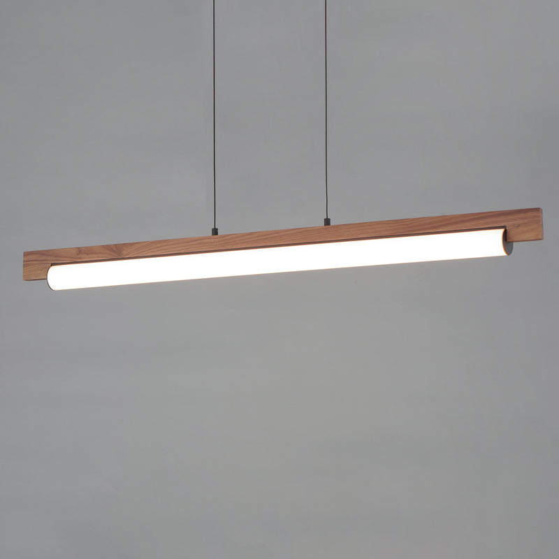 ET2 E24932-WNBK Joist 45" LED Horizontal Pendant | Walnut / Black