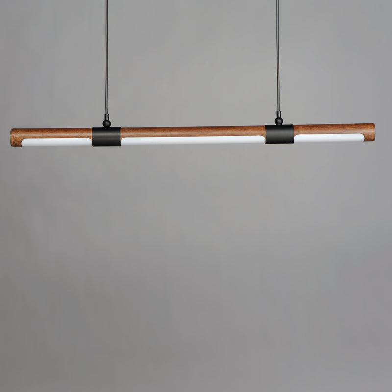 ET2 E24946-APBK Rollo 1 Light LED Pendant | Antique Pecan / Black
