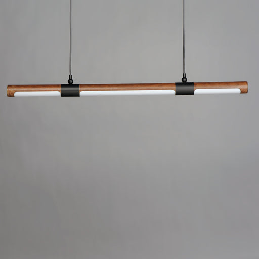 ET2 E24946-APBK Rollo 1 Light LED Pendant | Antique Pecan / Black