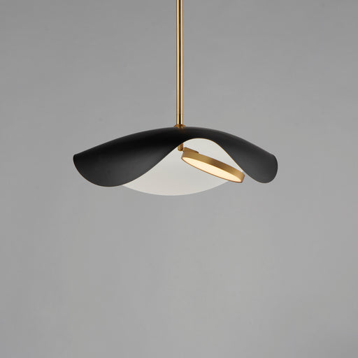 ET2 E24964-WTBKGLD Carmen 16" LED Pendant | Black / Gold