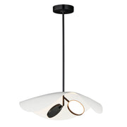 ET2 E24966-WTBK Carmen 24" LED Pendant | Black