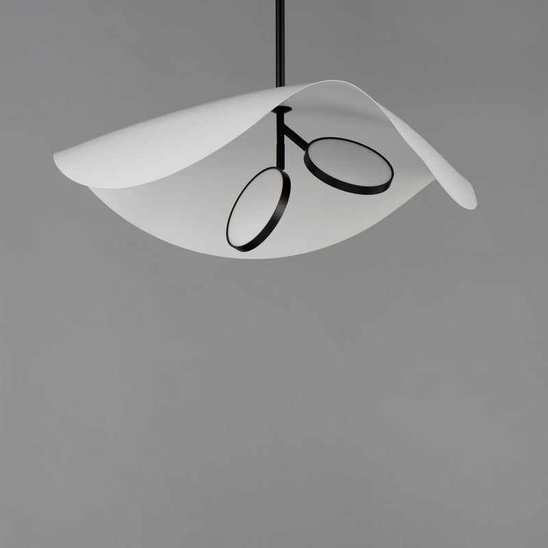 ET2 E24966-WTBK Carmen 24" LED Pendant | Black