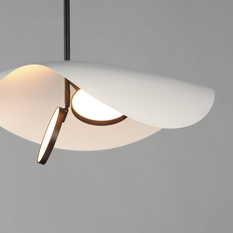 ET2 E24966-WTBK Carmen 24" LED Pendant | Black