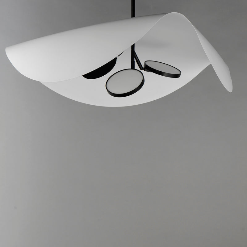ET2 E24968-WTBK Carmen 32" LED Pendant | Black
