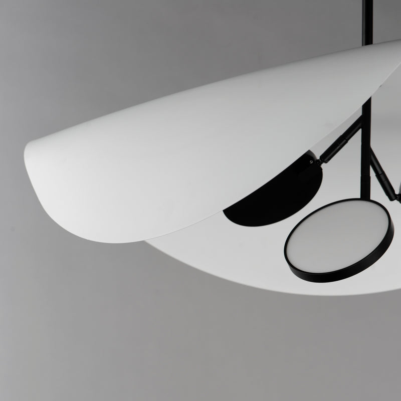 ET2 E24968-WTBK Carmen 32" LED Pendant | Black