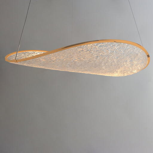 ET2 E24971-BCN Moonscapes Single LED Pendant | Brushed Champagne