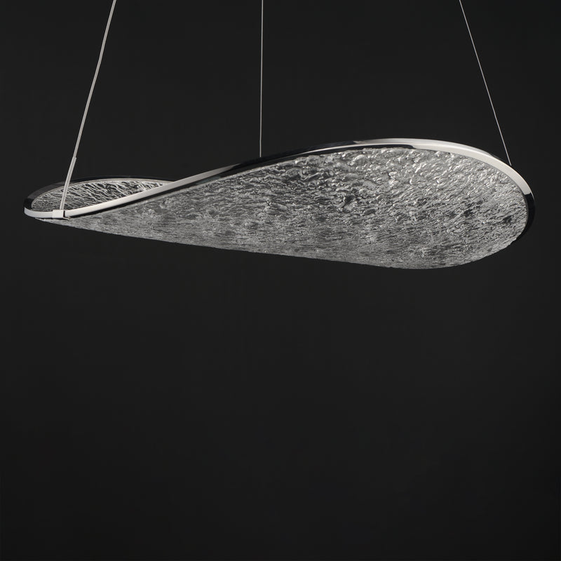 ET2 E24971-PC Moonscapes Single LED Pendant | Polished Chrome