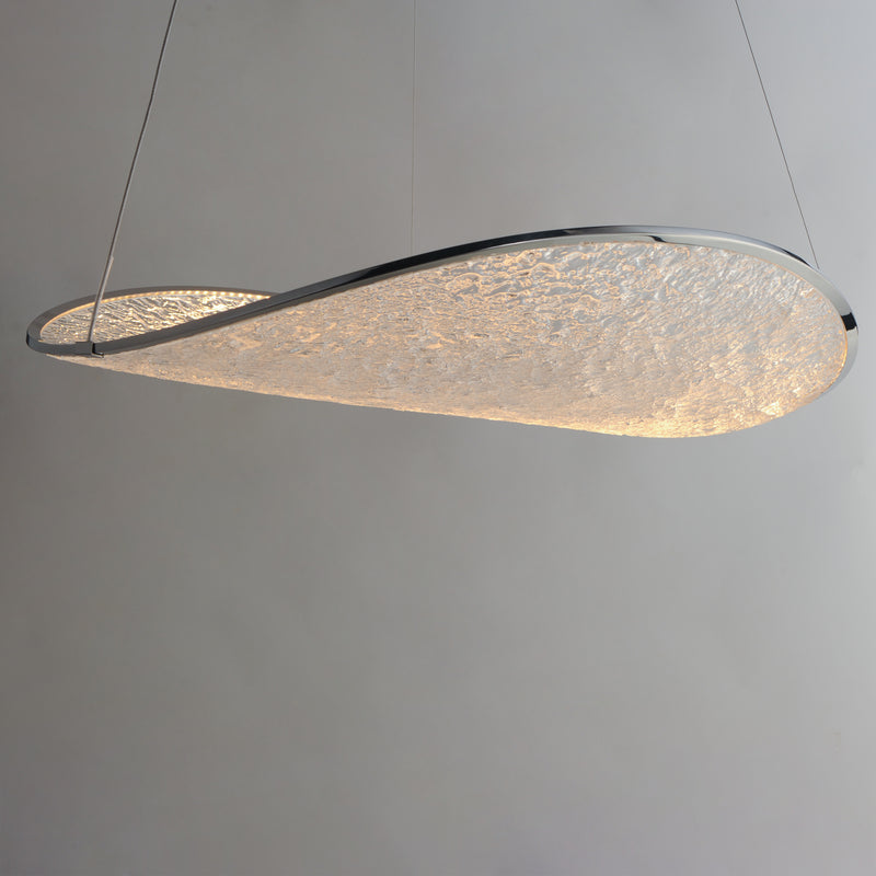 ET2 E24971-PC Moonscapes Single LED Pendant | Polished Chrome