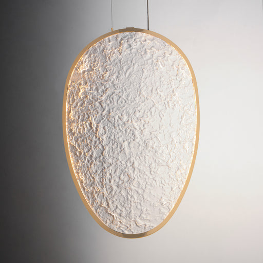 ET2 E24972-BCN Moonscapes Single LED Pendant | Brushed Champagne