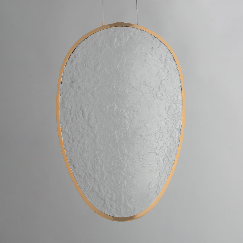 ET2 E24972-BCN Moonscapes Single LED Pendant | Brushed Champagne