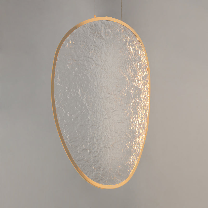 ET2 E24972-BCN Moonscapes Single LED Pendant | Brushed Champagne