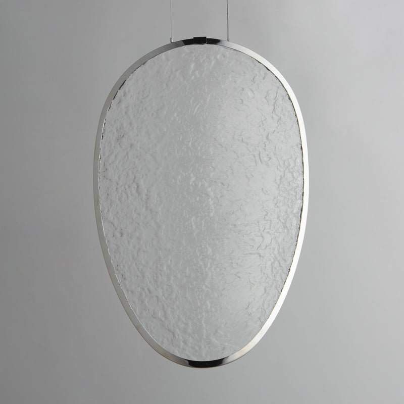 ET2 E24972-PC Moonscapes Single LED Pendant | Polished Chrome