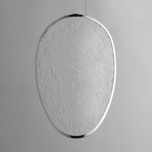 ET2 E24972-PC Moonscapes Single LED Pendant | Polished Chrome