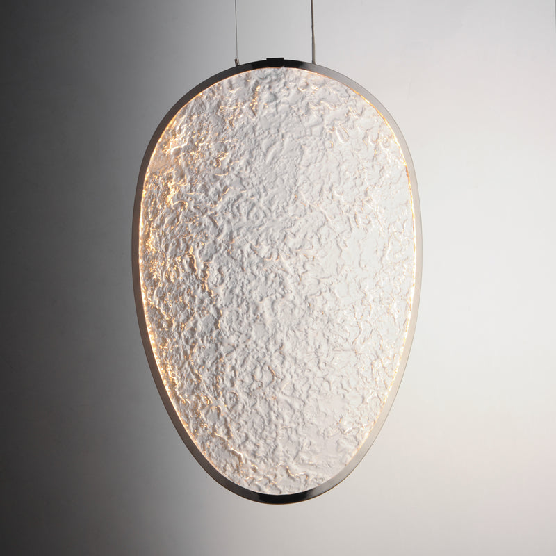 ET2 E24972-PC Moonscapes Single LED Pendant | Polished Chrome
