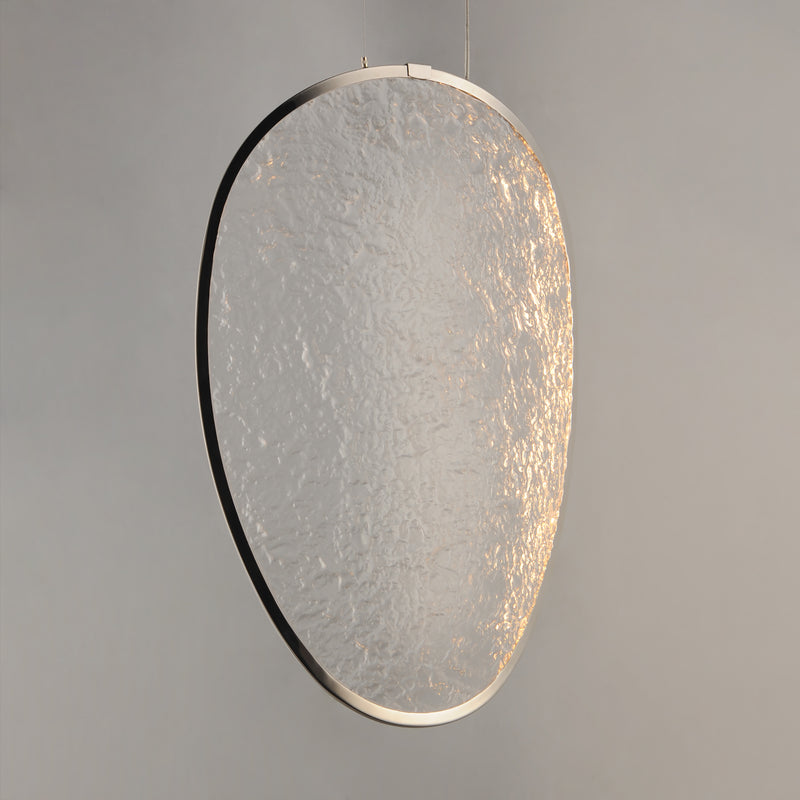 ET2 E24972-PC Moonscapes Single LED Pendant | Polished Chrome