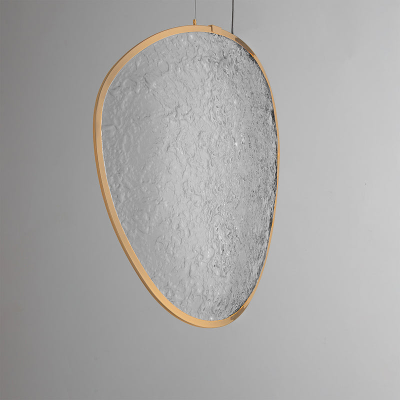 ET2 E24973-BCN Moonscapes Single LED Pendant | Brushed Champagne