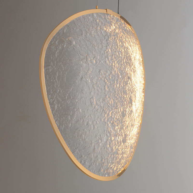 ET2 E24973-BCN Moonscapes Single LED Pendant | Brushed Champagne