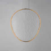 ET2 E24973-BCN Moonscapes Single LED Pendant | Brushed Champagne