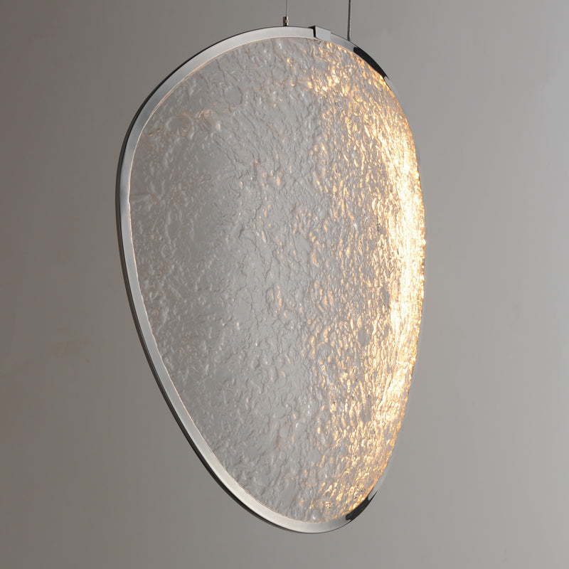 ET2 E24973-PC Moonscapes Single LED Pendant | Polished Chrome