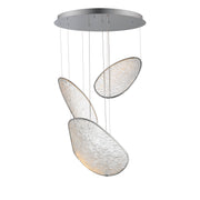 ET2 E24974-PC Moonscapes 3 Light LED Pendant | Polished Chrome