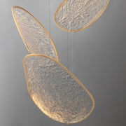 ET2 E24974-BCN Moonscapes 3 Light LED Pendant | Brushed Champagne