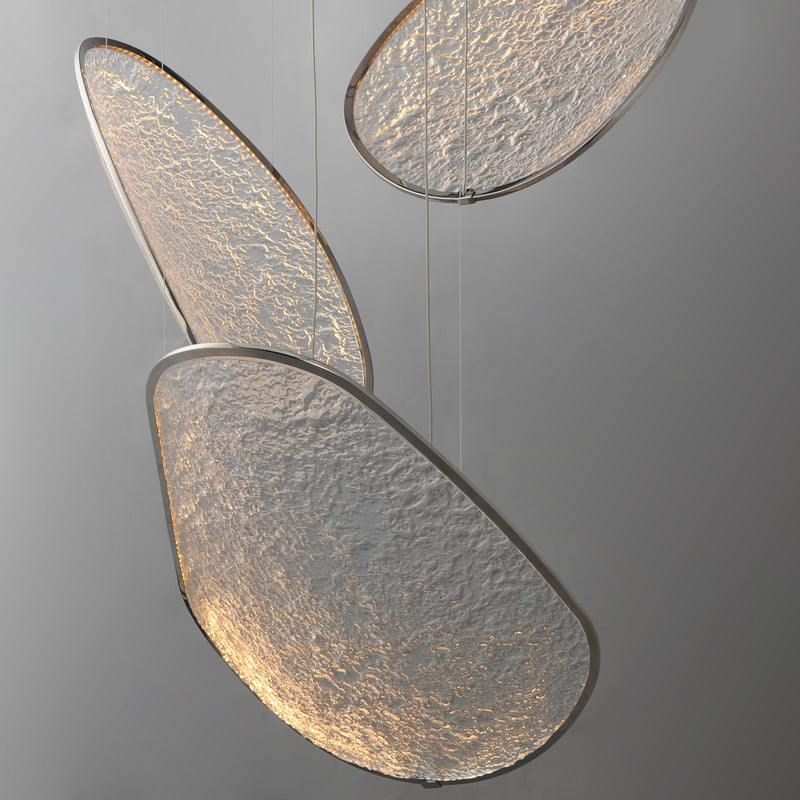 ET2 E24974-PC Moonscapes 3 Light LED Pendant | Polished Chrome