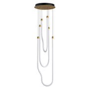 ET2 E24983-NAB Soleil 3 Light LED Pendant | Natural Aged Brass