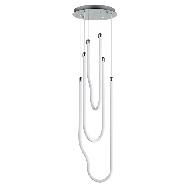 ET2 E24983-PC Soleil 3 Light LED Pendant | Polished Chrome