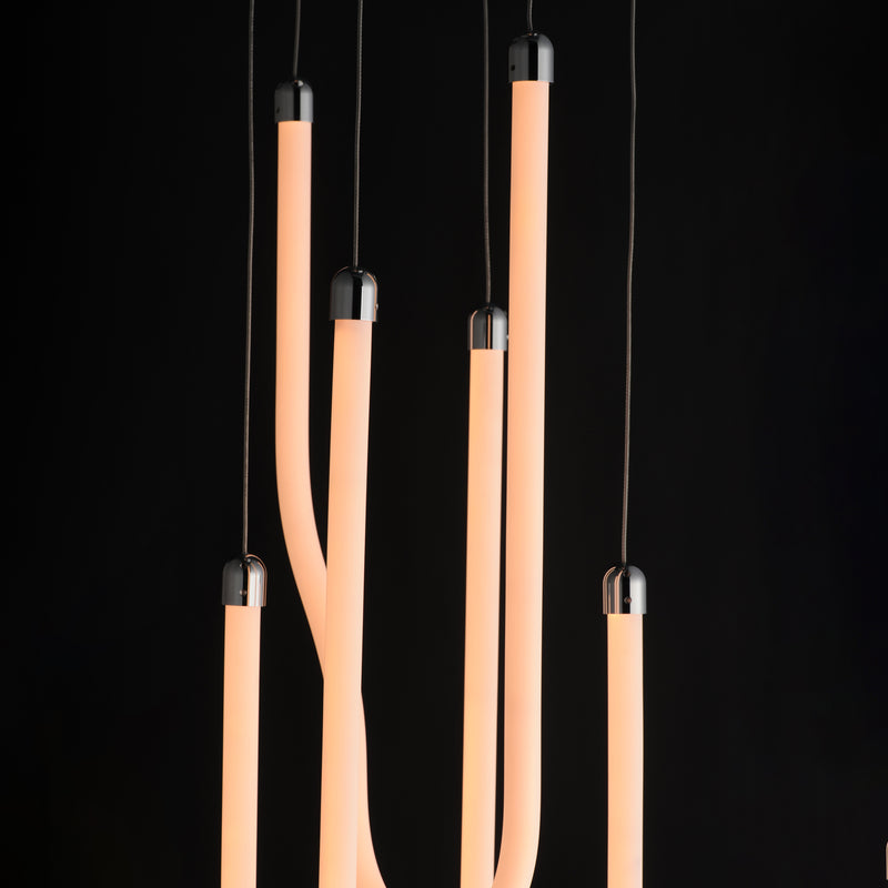 ET2 E24983-PC Soleil 3 Light LED Pendant | Polished Chrome