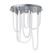 ET2 E24987-PC Soleil 7 Light LED RD Flush Mount | Polished Chrome