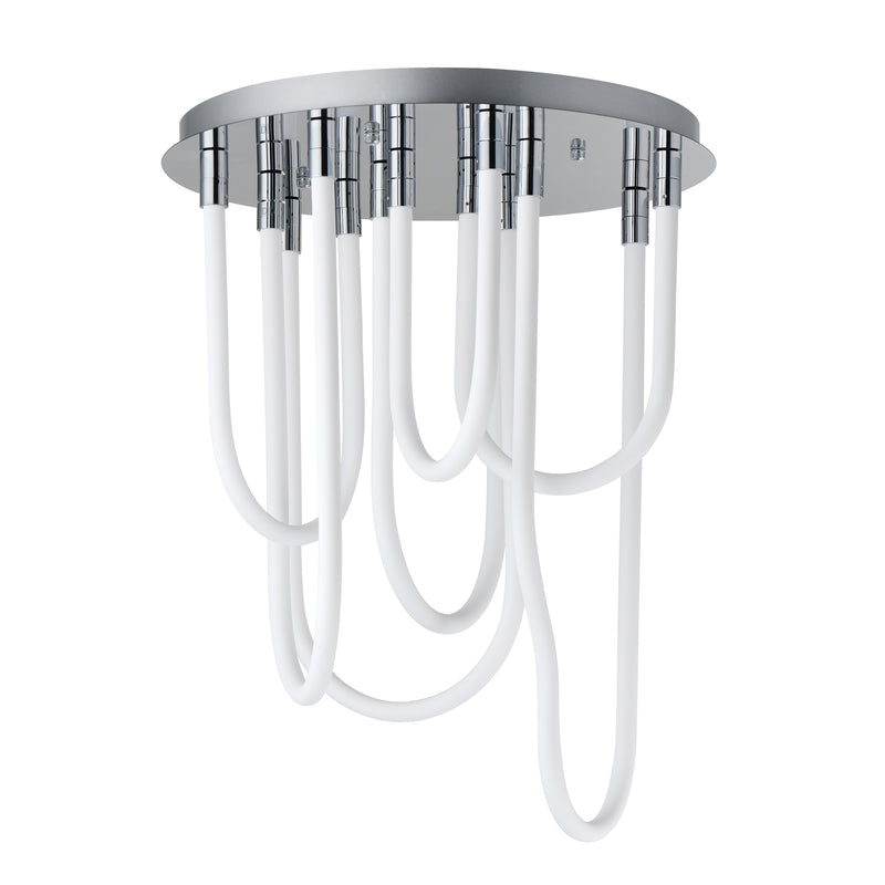 ET2 E24987-PC Soleil 7 Light LED RD Flush Mount | Polished Chrome